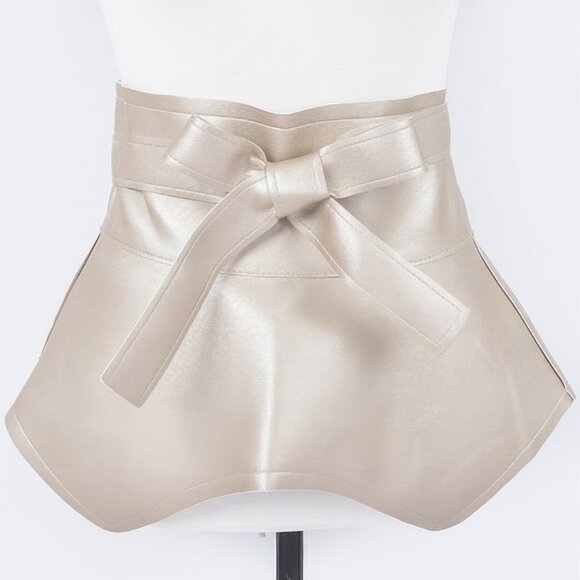 Faux Leather Skirt Belt main image 4